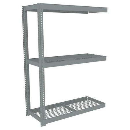 Boltless Shelving, Add-On, 60x24, Wire MPN:ZLC7-6024A-3W