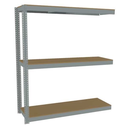 Boltless Shelving Add-On, 72x24, 3 Shelf MPN:ZLC7-7224A-3D