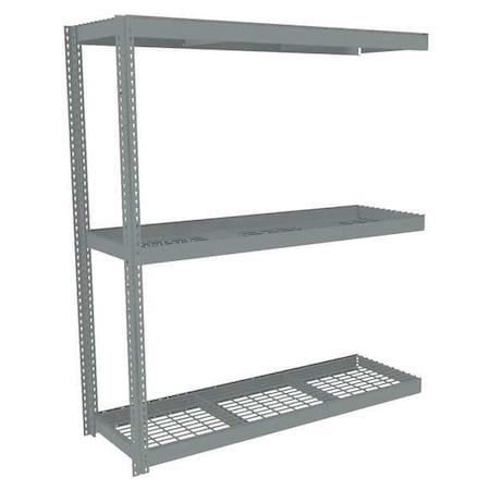 Boltless Shelving Add-On, 72x24, 3 Shelf MPN:ZLC7-7224A-3W
