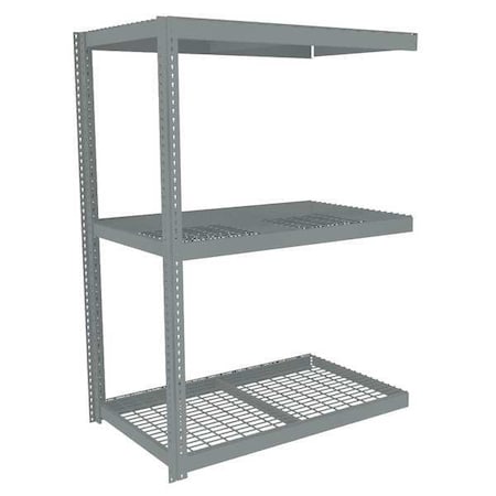 Boltless Shelving, 30x84x72in, AdOn MPN:ZLC7-7230A-3W