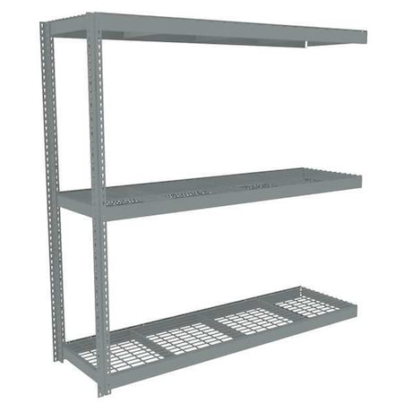 Boltless Shelving, Add-On, 84x24, Wire MPN:ZLC7-8424A-3W