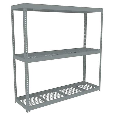 Boltless Shelving, 24x84x84in, Strtr MPN:ZLC7-8424S-3W