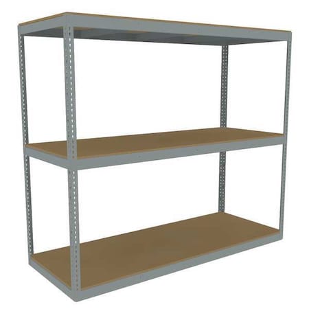 Boltless Shelving, 36x84x96in, Strtr MPN:ZLC7-9636S-3D