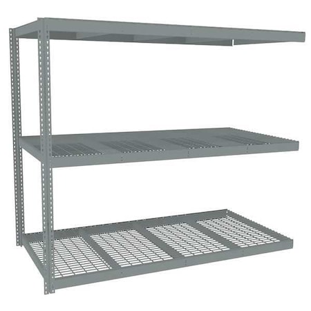Boltless Shelving Add-On, 96x48, 3 Shelf MPN:ZLC7-9648A-3W