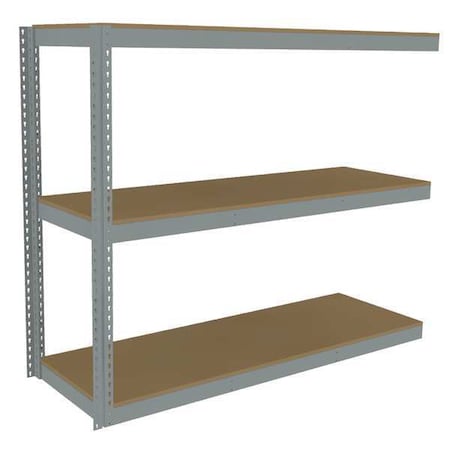 Boltless Shelving Add-On, 72x24, 3 Shelf MPN:ZLE5-7224A-3D