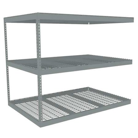 Boltless Shelving Add-On, 72x48, 3 Shelf MPN:ZLE5-7248A-3W