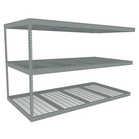 Boltless Shelving Add-On, 96x48, 3 Shelf MPN:ZLE5-9648A-3W