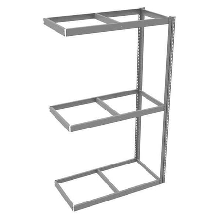 Boltless Shelving Add-On, 48x24, 3 Shelf MPN:ZLE7-4824A-3