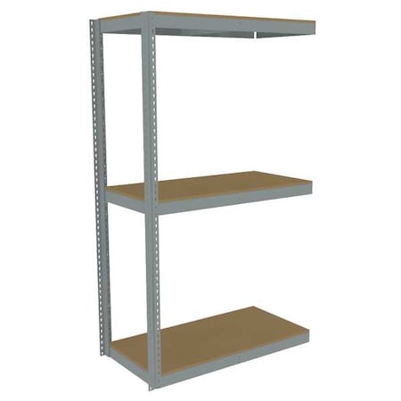 Boltless Shelving Add-On, 48x24, 3 Shelf MPN:ZLE7-4824A-3D