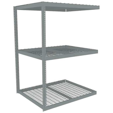 Boltless Shelving, Add-On, 60x48, Wire MPN:ZLE7-6048A-3W