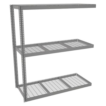 Boltless Shelving, Add-On, 72x30, Wire MPN:ZLE7-7230A-3W