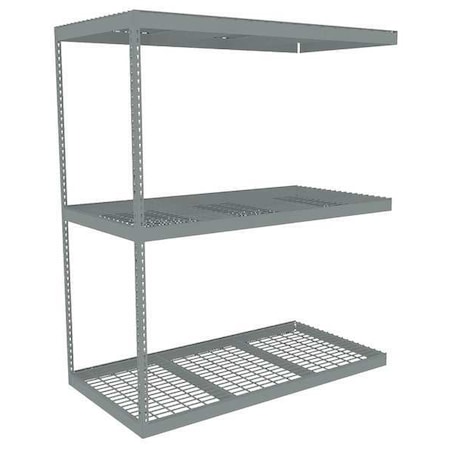 Boltless Shelving Add-On, 72x36, 3 Shelf MPN:ZLE7-7236A-3W