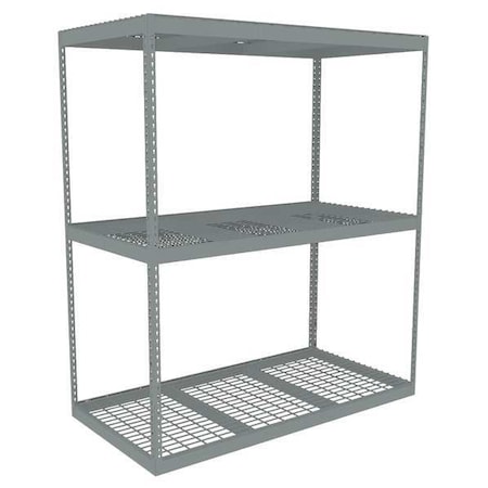 Boltless Shelving, 36x84x72in, Strtr MPN:ZLE7-7236S-3W