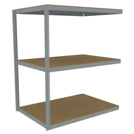 Boltless Shelving Add-On, 72x48, 3 Shelf MPN:ZLE7-7248A-3D