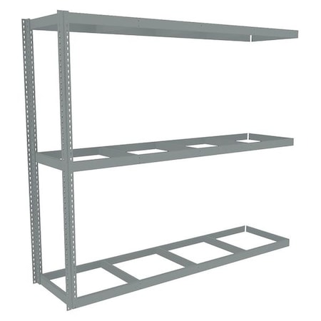 Boltless Shelving Add-On, 96x24, 3 Shelf MPN:ZLE7-9624A-3