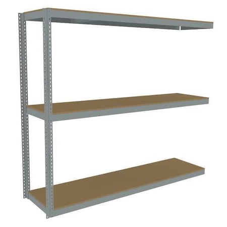 Boltless Shelving Add-On, 96x24, 3 Shelf MPN:ZLE7-9624A-3D