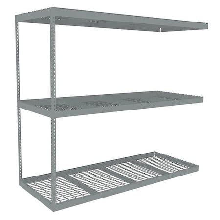 Boltless Shelving Add-On, 96x36, 3 Shelf MPN:ZLE7-9636A-3W