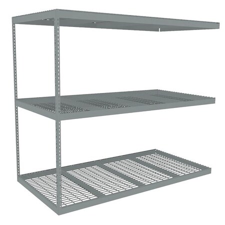 Boltless Shelving Add-On, 96x48, 3 Shelf MPN:ZLE7-9648A-3W