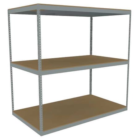 Boltless Shelving, 48x84x96in, Strtr MPN:ZLE7-9648S-3D