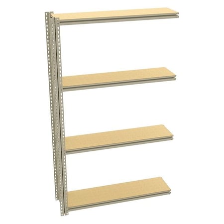 Shelving Add-On Unit, 12 x 48 x84 In, Sand MPN:ZV7-4812A-4D SAND