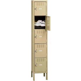 Tennsco® 5-Tier 5 Door Box Locker w/ Legs 12