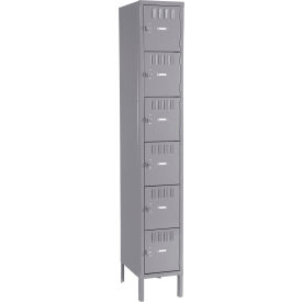 Tennsco® 6-Tier 6 Door Box Locker w/ Legs 12