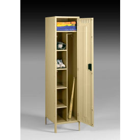 Tennsco® 1-Tier 1 Door Combination Locker w/ Legs 24
