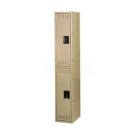 Tennsco® 2-Tier 2 Door Locker w/ Legs 12