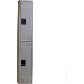 Tennsco® 2-Tier 2 Door Locker 12