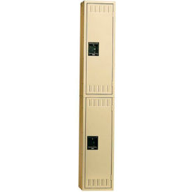 Tennsco® 2-Tier 2 Door Locker Recessed Handle 12