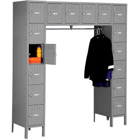 Tennsco® 16 Person Locker w/ Legs 72