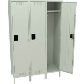 Tennsco® 1-Tier 3 Door Locker with Legs 45