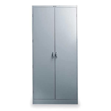 Shelving Storage Cabinet, 78 in H, 36 in W, Medium Gray, 5 Shelves, 0 Drawers MPN:2470 GRAY