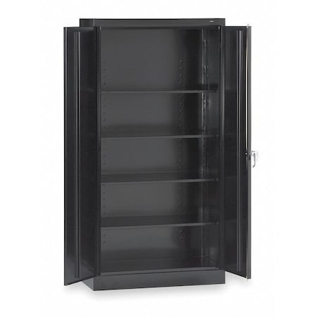 Shelving Storage Cabinet, 72 in H, 36 in W, Black, 0 Drawers MPN:7218 BLACK