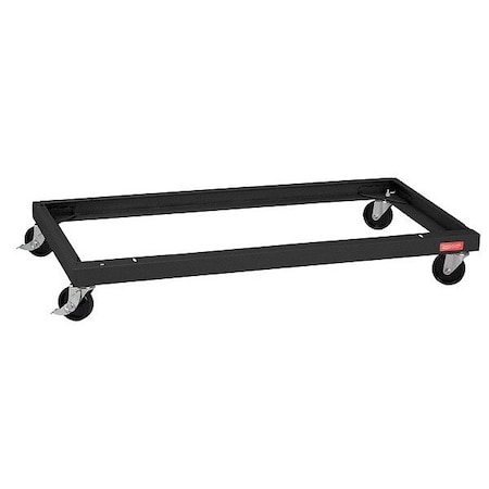 Caster Kit, Carbon Steel, Blk, 24