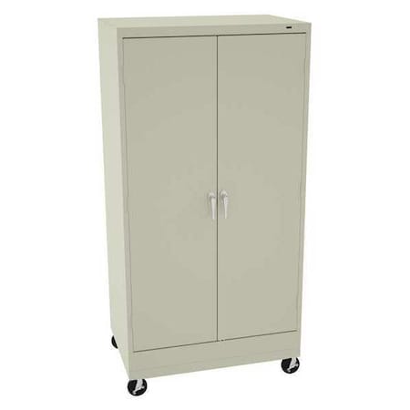 Shelving Storage Cabinet, 73 in H, 36 in W, 24 in D, Swing, Keyed, Putty, 4 Shelves, 0 Drawers MPN:CK6624DHPY