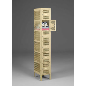 Tennsco® 6-Tier 6 Door Ventilated Locker w/ Legs 12