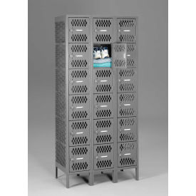 Tennsco® 6-Tier 18 Door Ventilated Locker 36