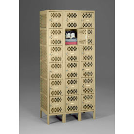Tennsco® 6-Tier 18 Door Ventilated Locker 36
