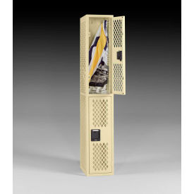 Tennsco® 2-Tier 2 Door Ventilated Locker 12