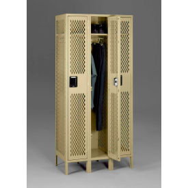 Tennsco® 1-Tier 3 Door Ventilated Locker w/ Legs 36