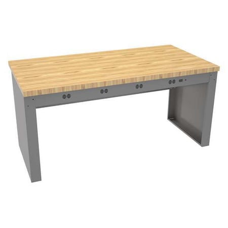 Electronic Work Bench, Butcher Block, 72