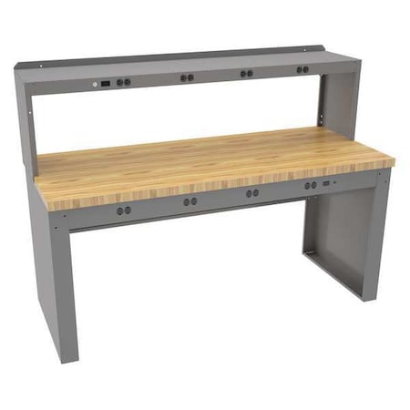 Electronic Work Bench, Butcher Block, 72