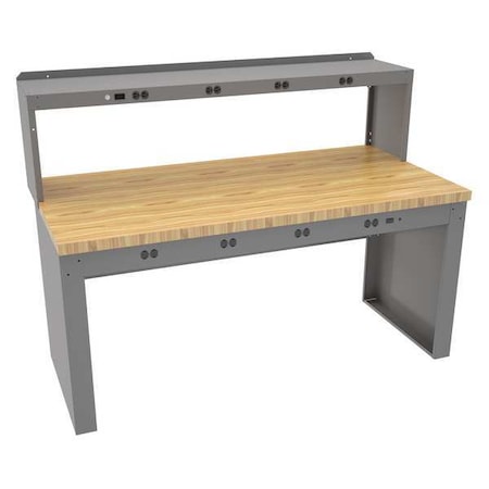 Electronic Work Bench, Butcher Block, 72