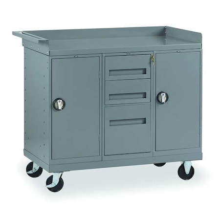 Mobile Service Bench, 48 In. L, 25 In. W MPN:MB-6-2545