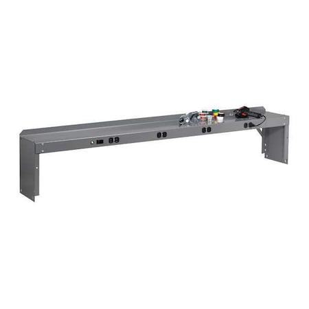 Electrical Shelf Riser, 60x10-1/2x12, Gray MPN:RE-1060 MED GREY