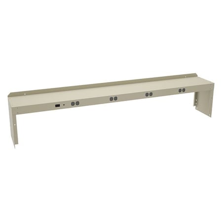 Electrical Shelf Riser, 72x10-1/2x12, Sand MPN:RE-1072 SAND