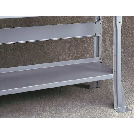 Lower Shelf, 96 W x 14 D x 1 in. H, Gray MPN:S-96