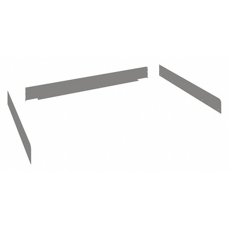 Side and Back Rail Kit, 48inWx36inDx3inH MPN:SB-3648