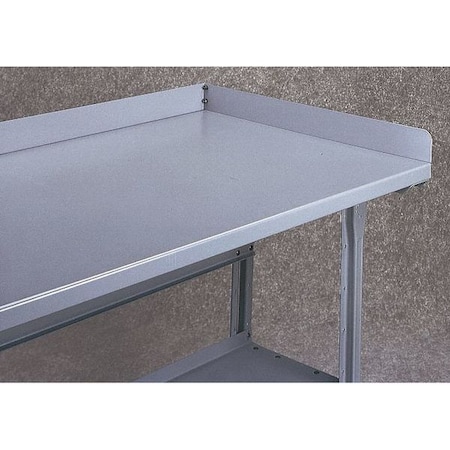 Side and Back Rail Kit, 60Wx36Dx3 H, Gray MPN:SB-3660